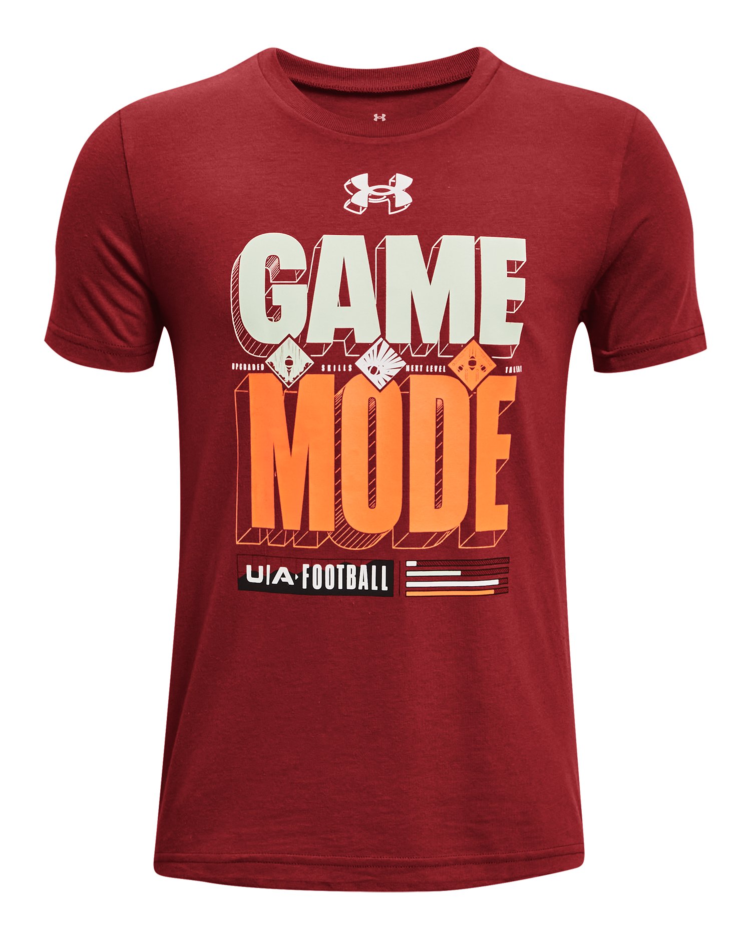 Boys' UA Game On Football Short Sleeve 3