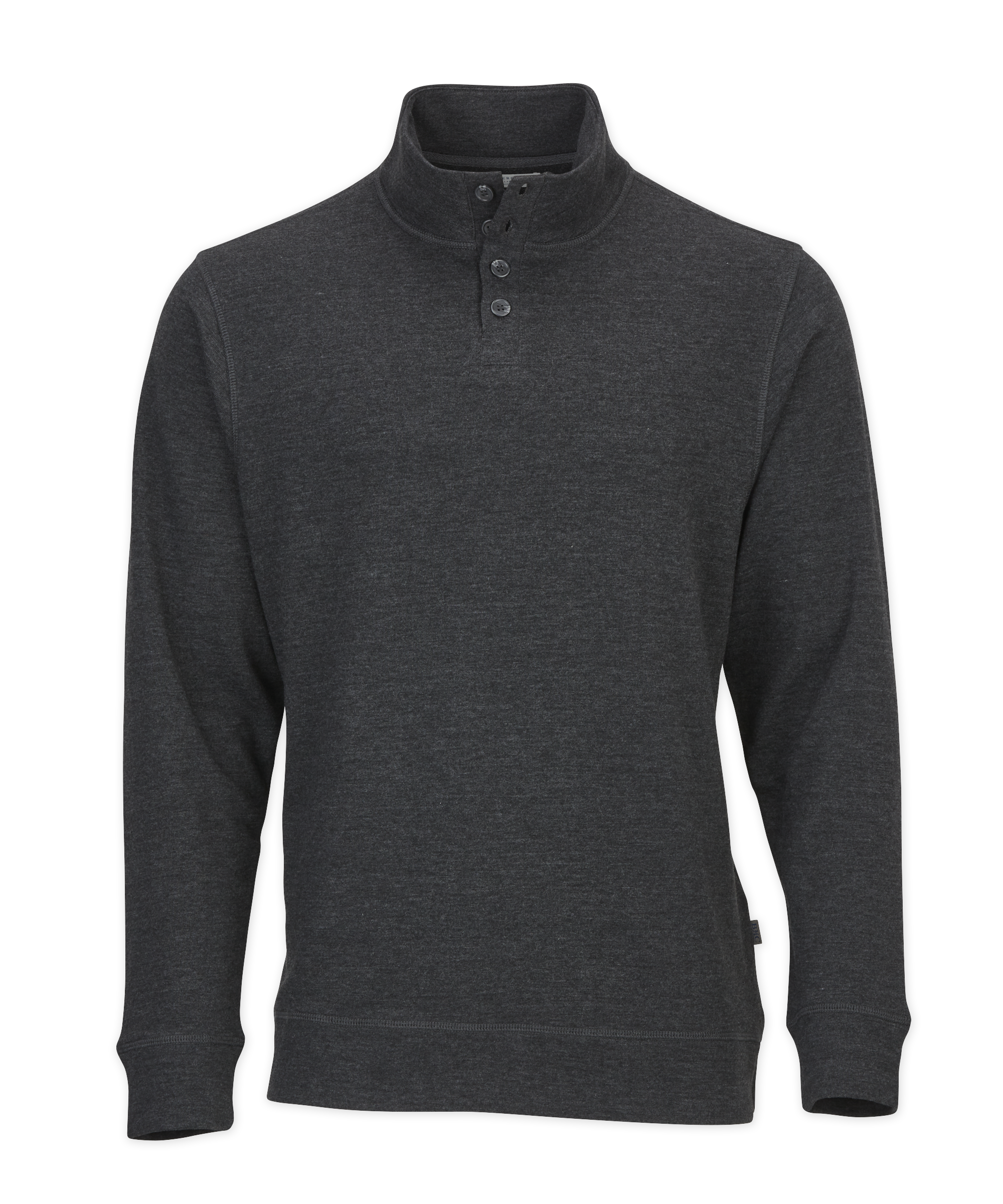 BOXERCRAFT FRENCH TERRY BUTTON PULLOVER 5