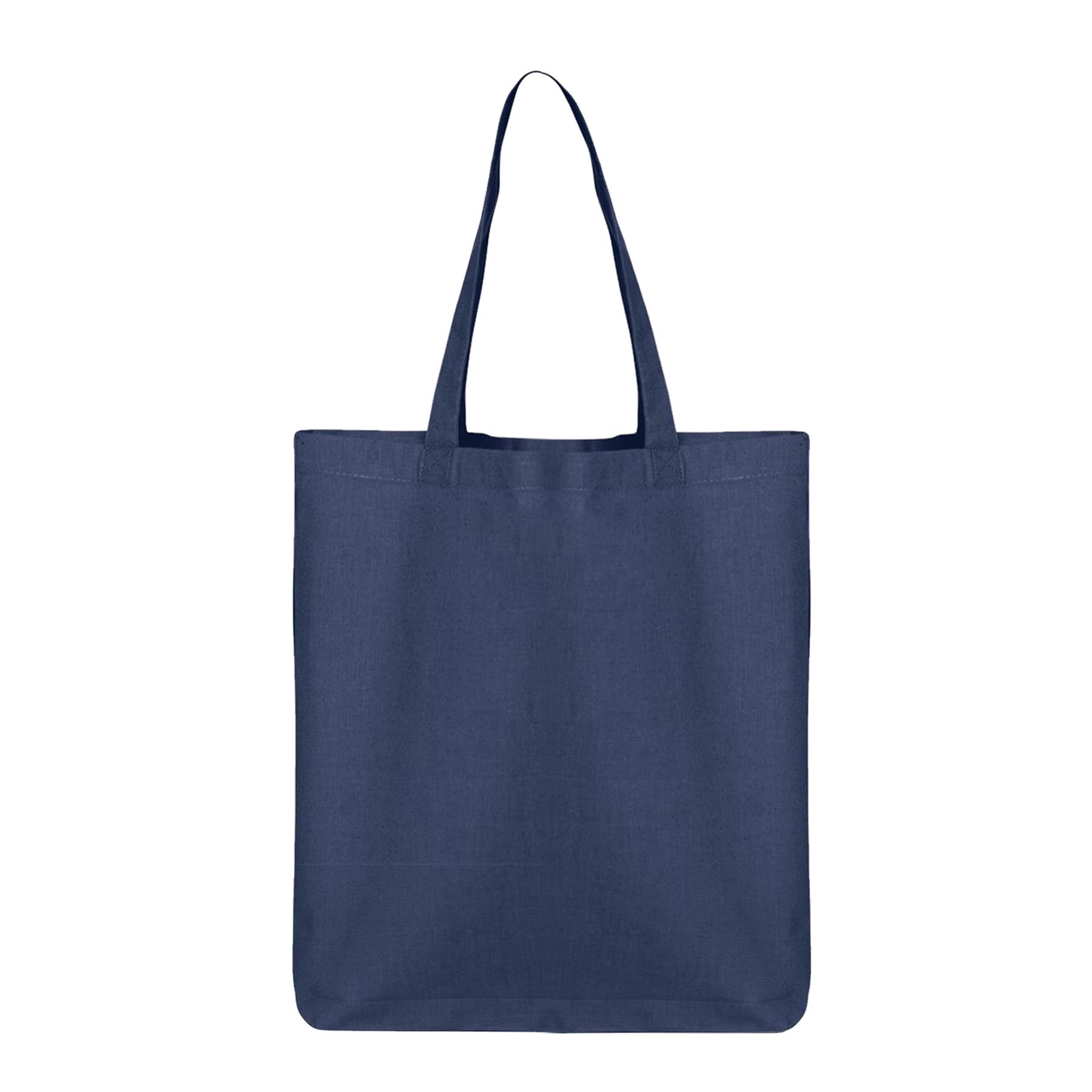 6 oz. 100% Large Cotton Canvas Bottom Gusset Economy Tote Bag - 11" x 13" 3