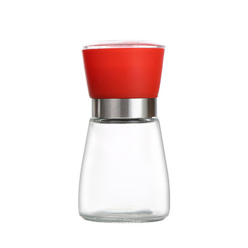 6OZ Manual Household Stainless Steel Grinder Dust-proof Lid Kitchen Dining Bottle 4