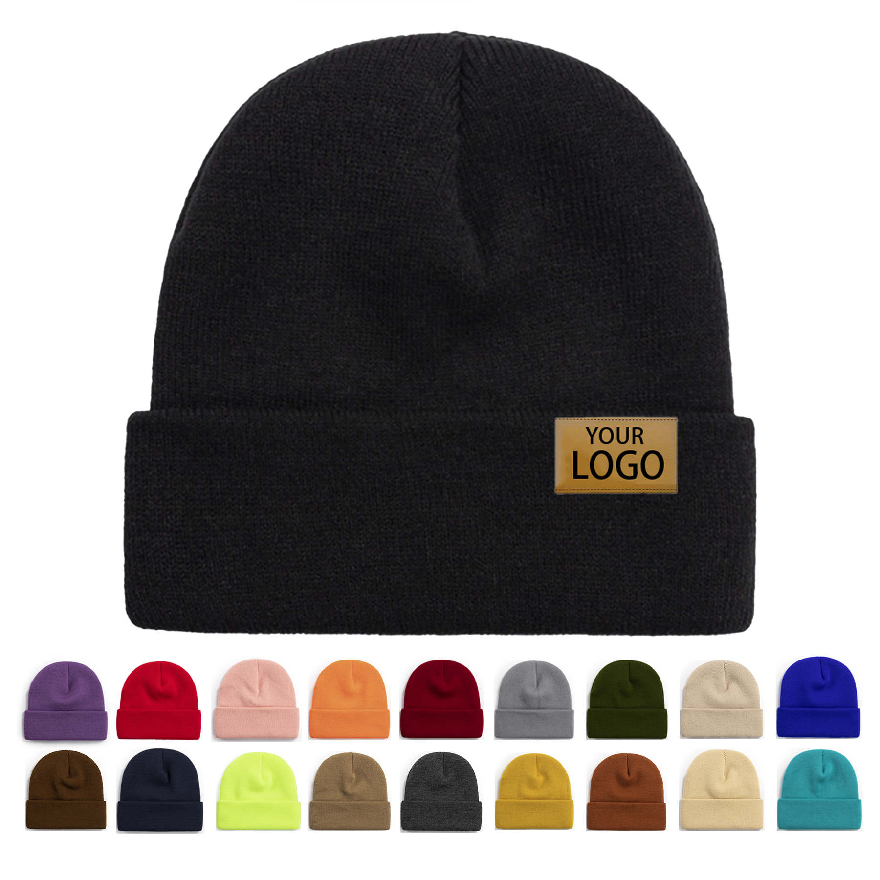 Outdoor Knit Cuffed Trends Beanie Hat  2