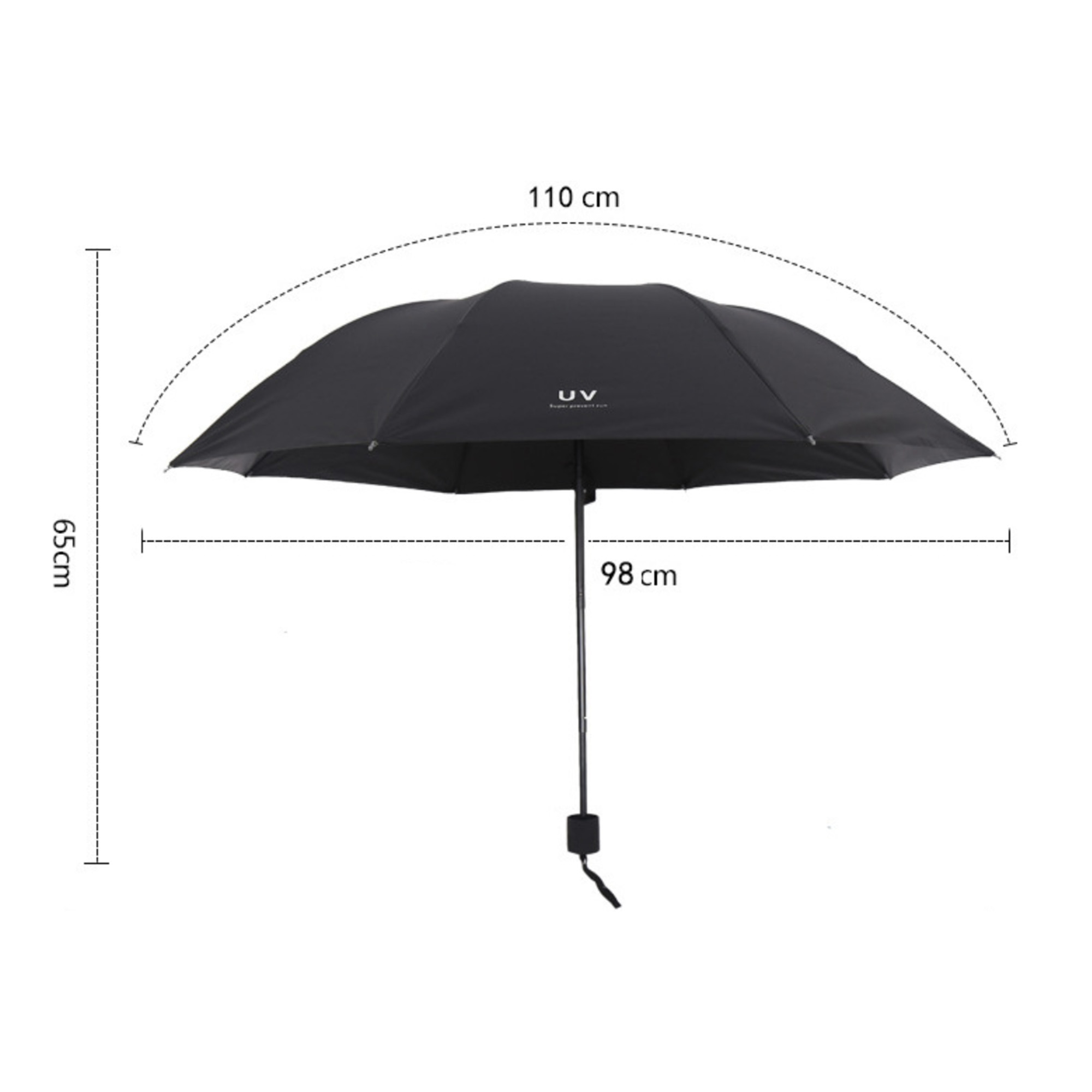 Manual Compact Rain And Shine Umbrella 3