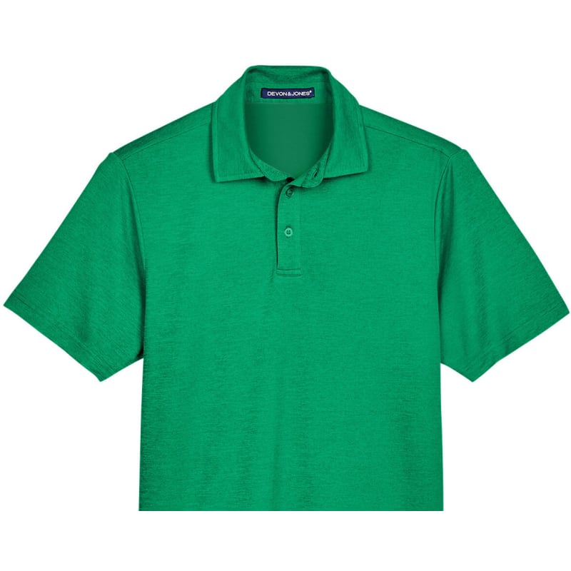Devon & Jones CrownLux Performance™ Men's Address Melange Polo 16