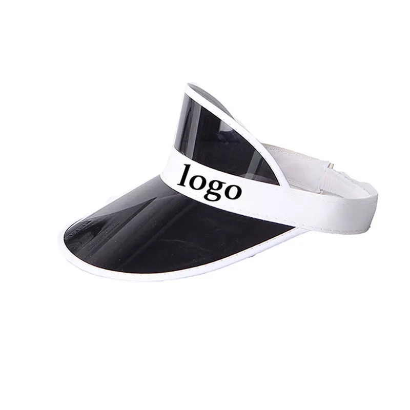 PVC Empty Top Sun Hat, custom hat with logo imprint 4