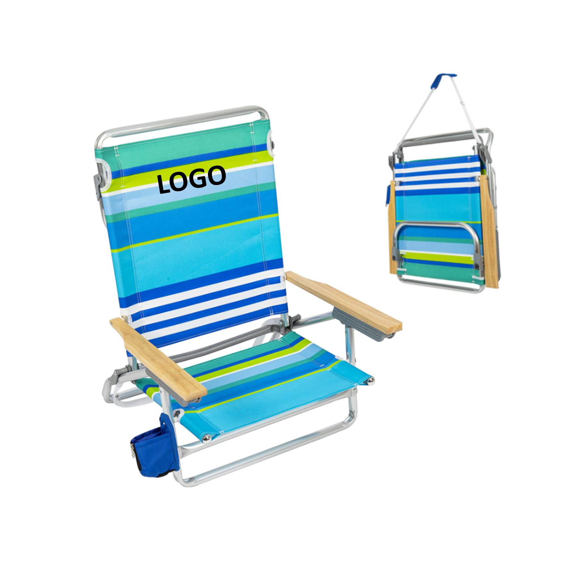 Outdoor Foldable Beach Camping Lounger 4