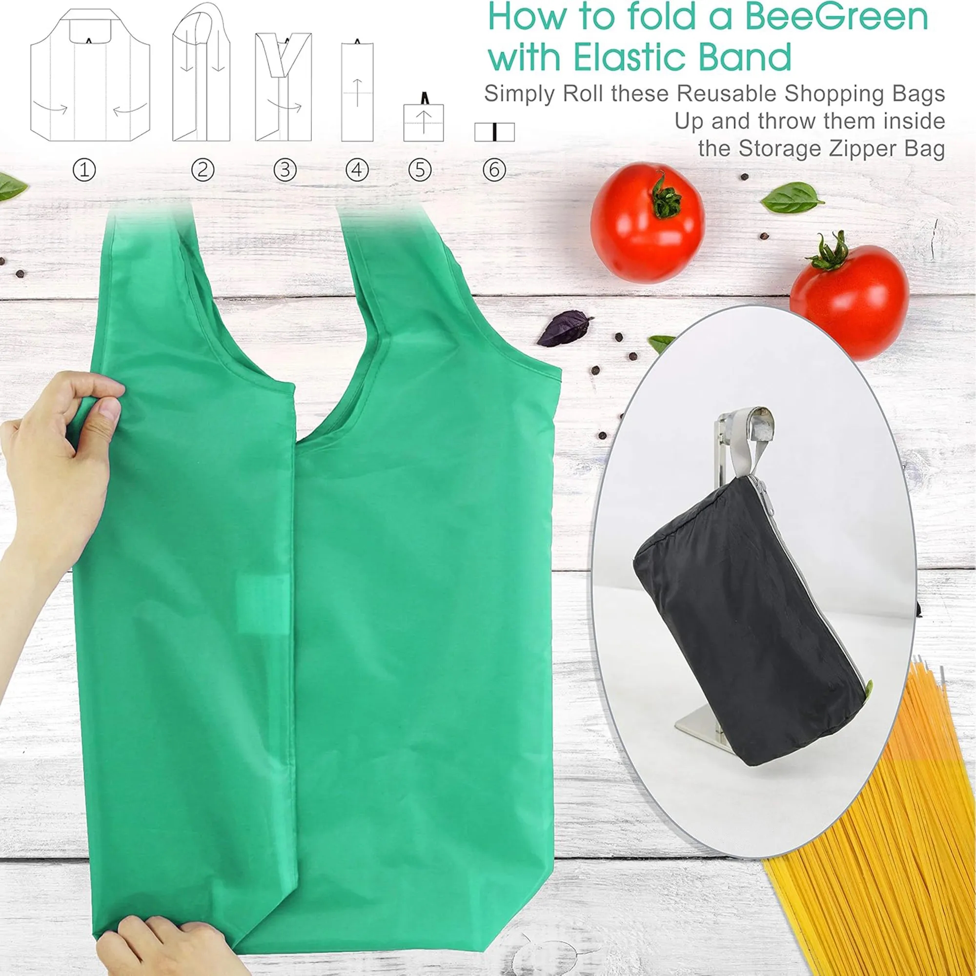 Foldable Polyester Shopping Bag 4