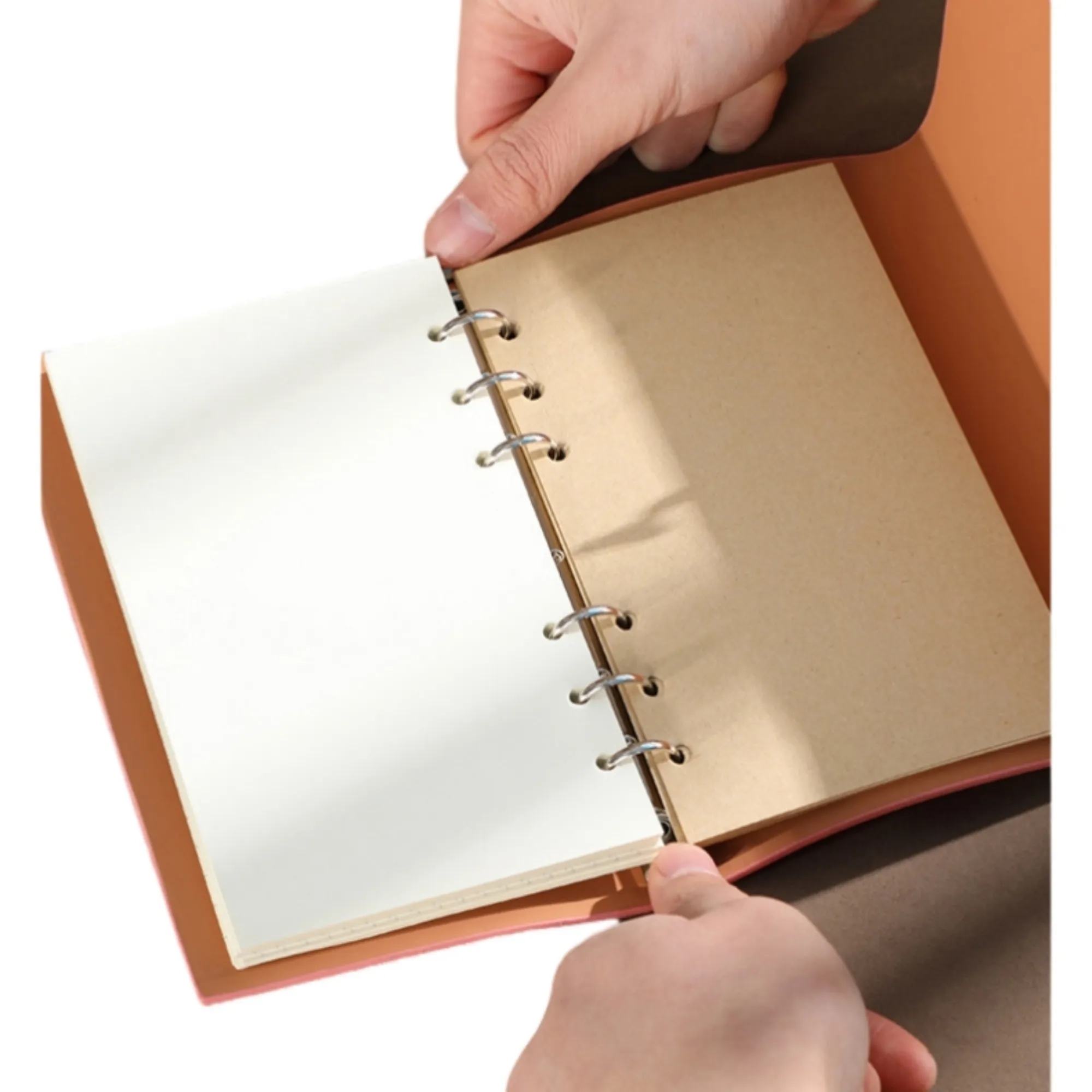 Artistic Linen-Cotton A6 Notebook Vintage Kraft 6