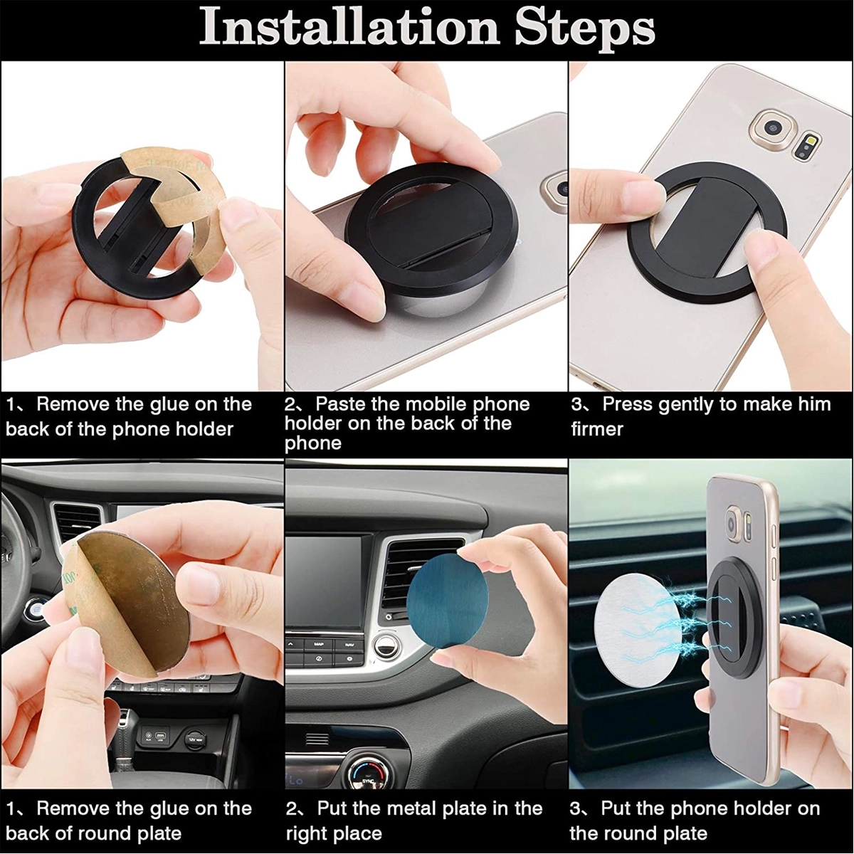 Magnetic Ring Holder Cell Phone Stand 3