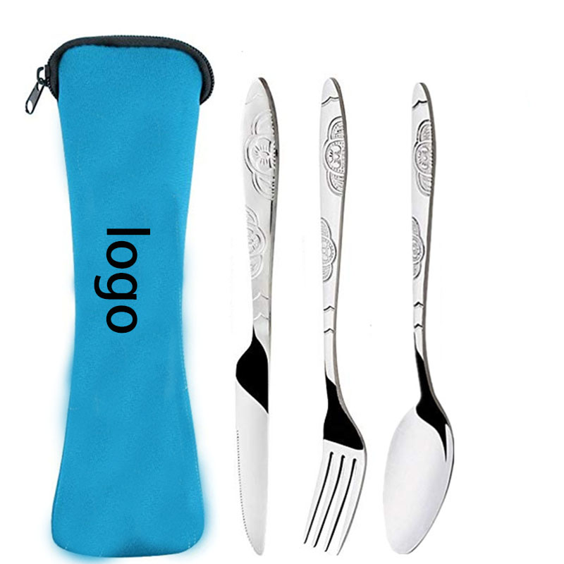 Metal Cutlery Set With Bag 3