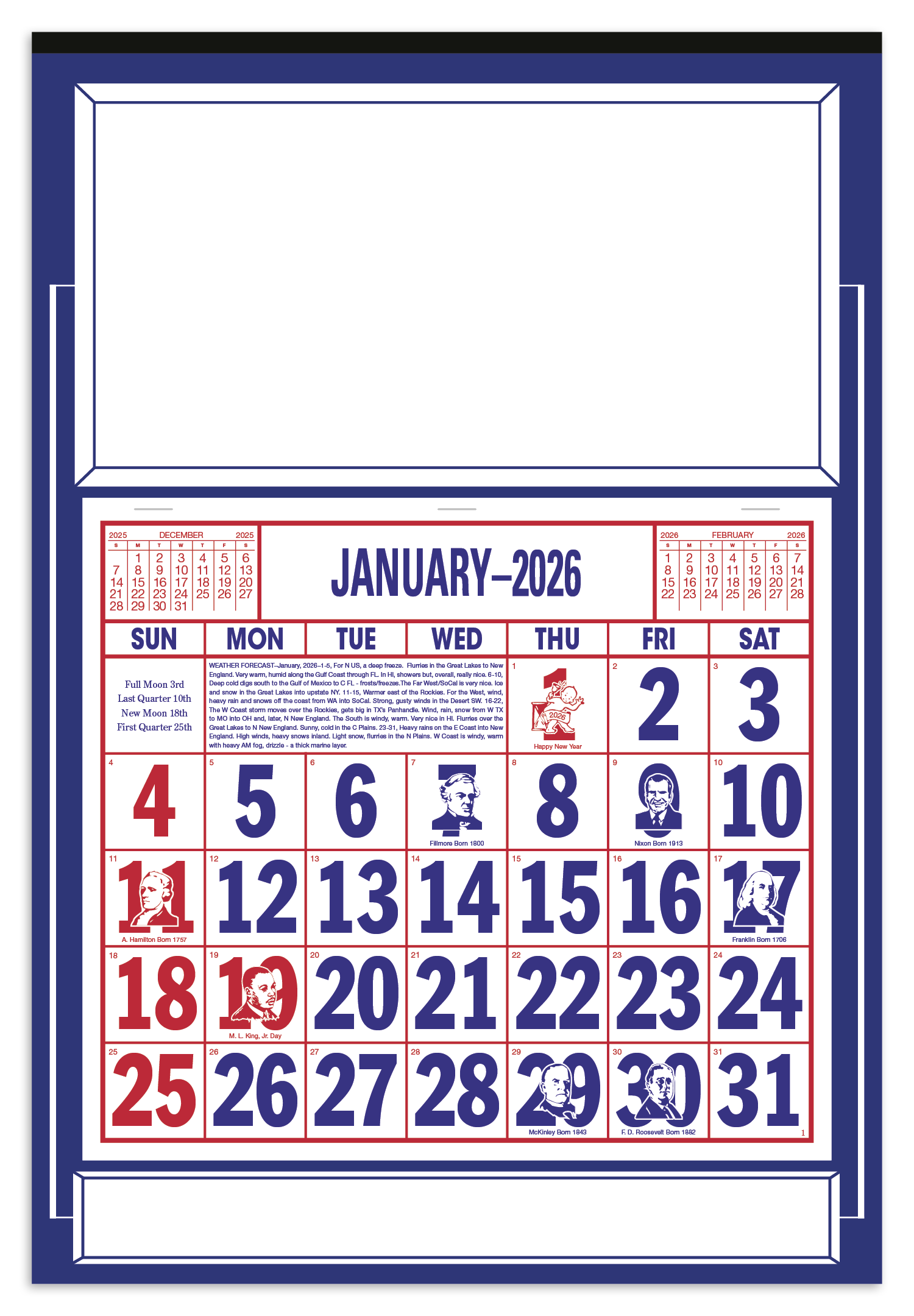 Skinner & Kennedy® Apron Calendar 93