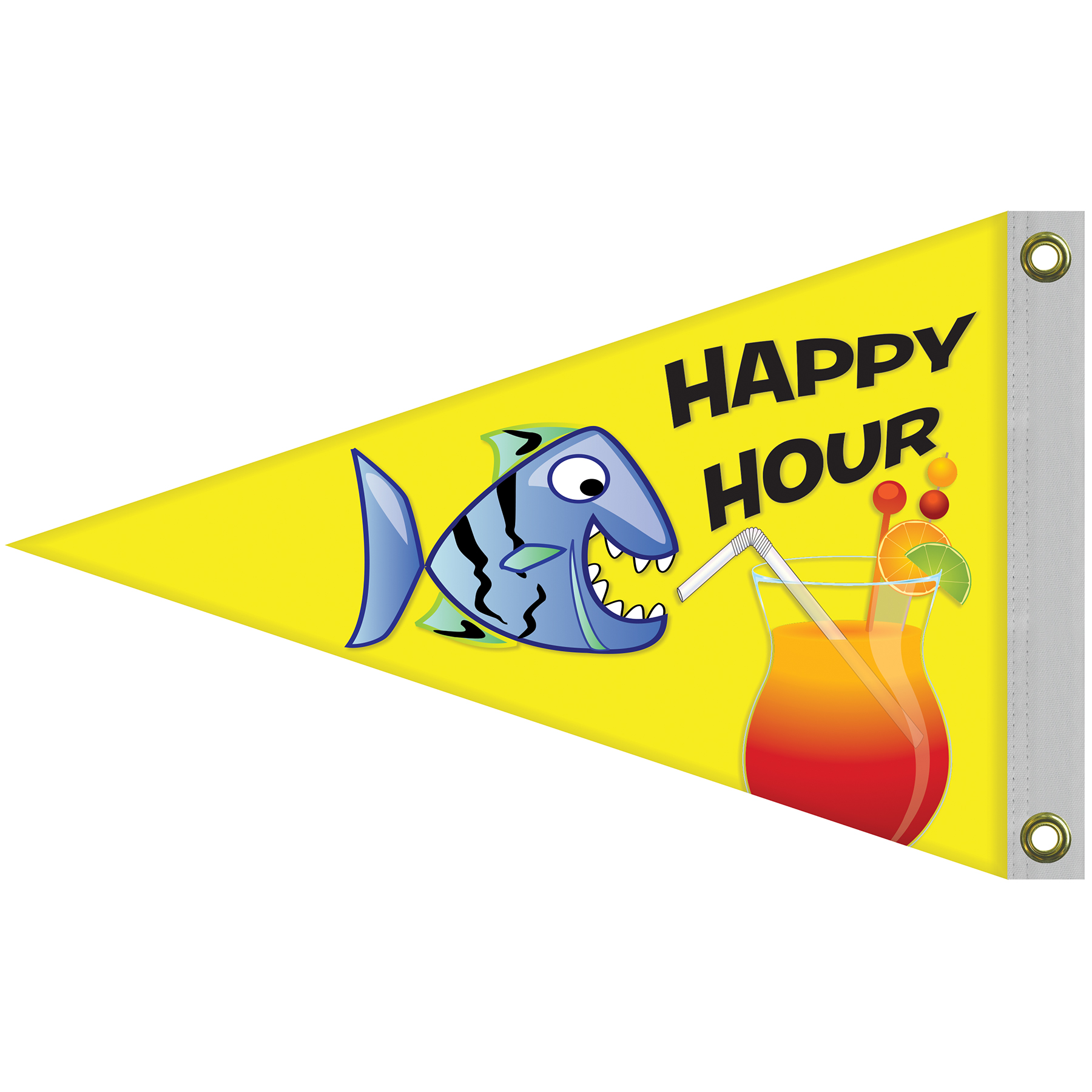 Double Sided Knitted Polyester Pennant Boat Flag (16"x24") 5