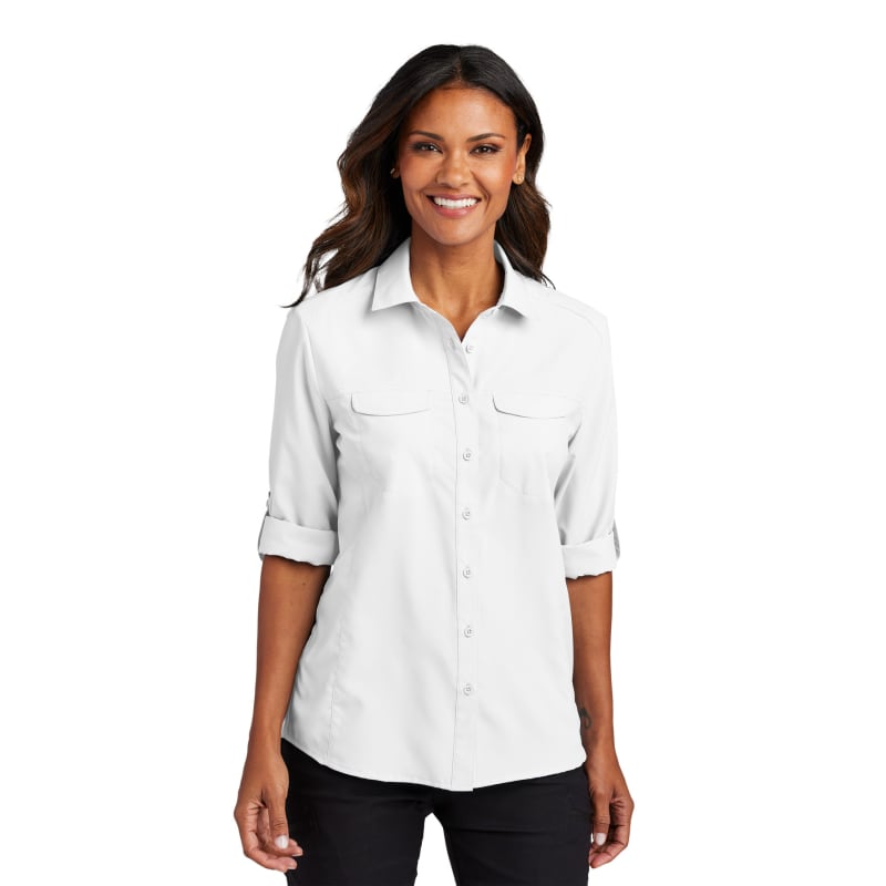Port Authority Ladies Long Sleeve UV Daybreak Shirt 5