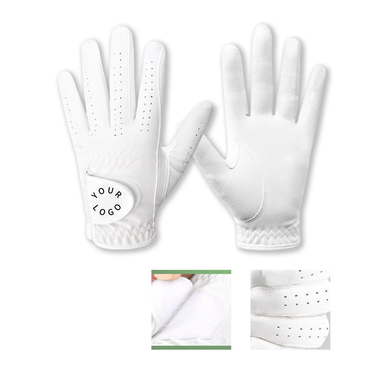 Breathable Suede Golf Gloves for Swing Grip 3