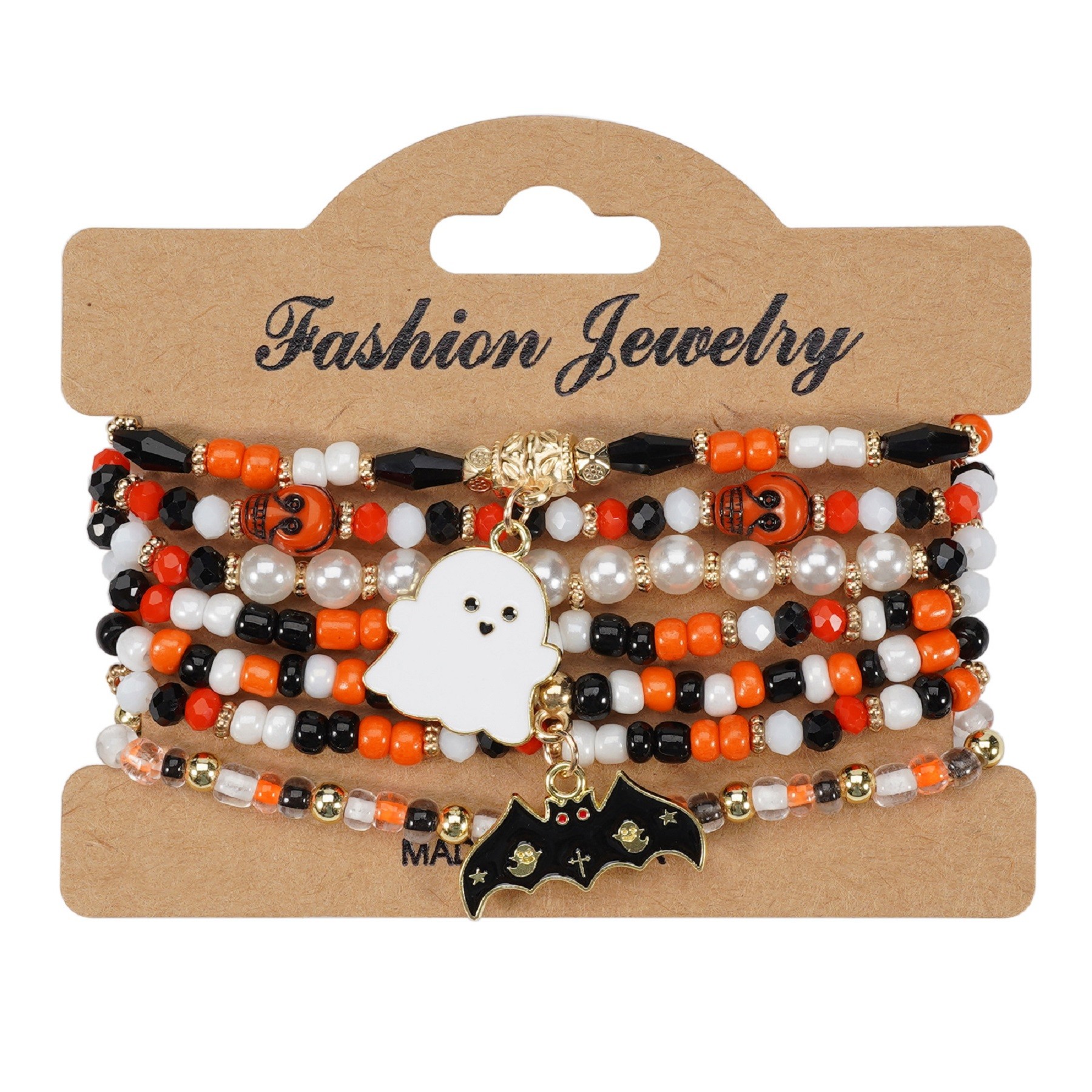 Bohemian Bracelets Stretch Multilayer Colorful Beads Bracelet With Charm Jewelry 11