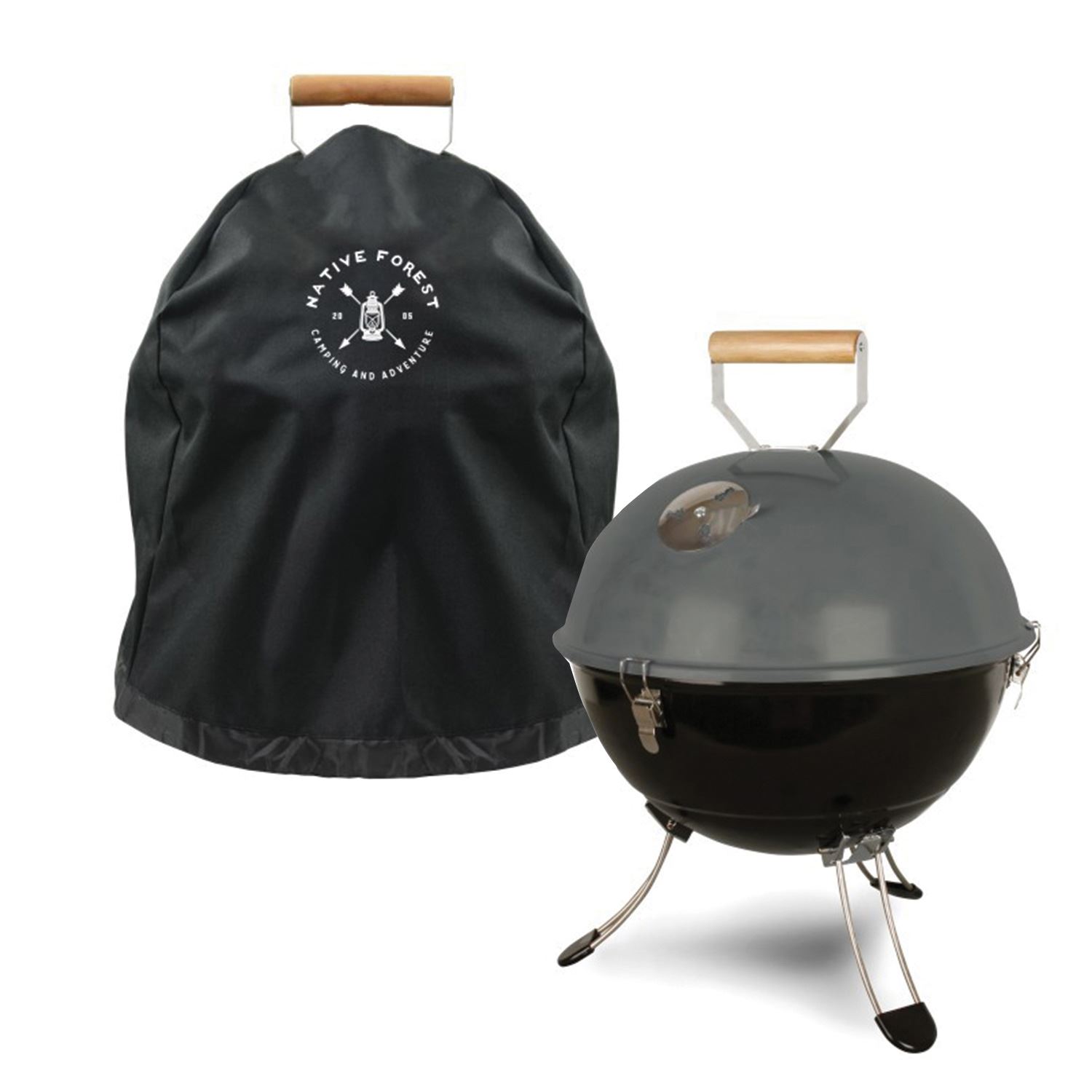 Party Ball Charcoal Grill With Cover