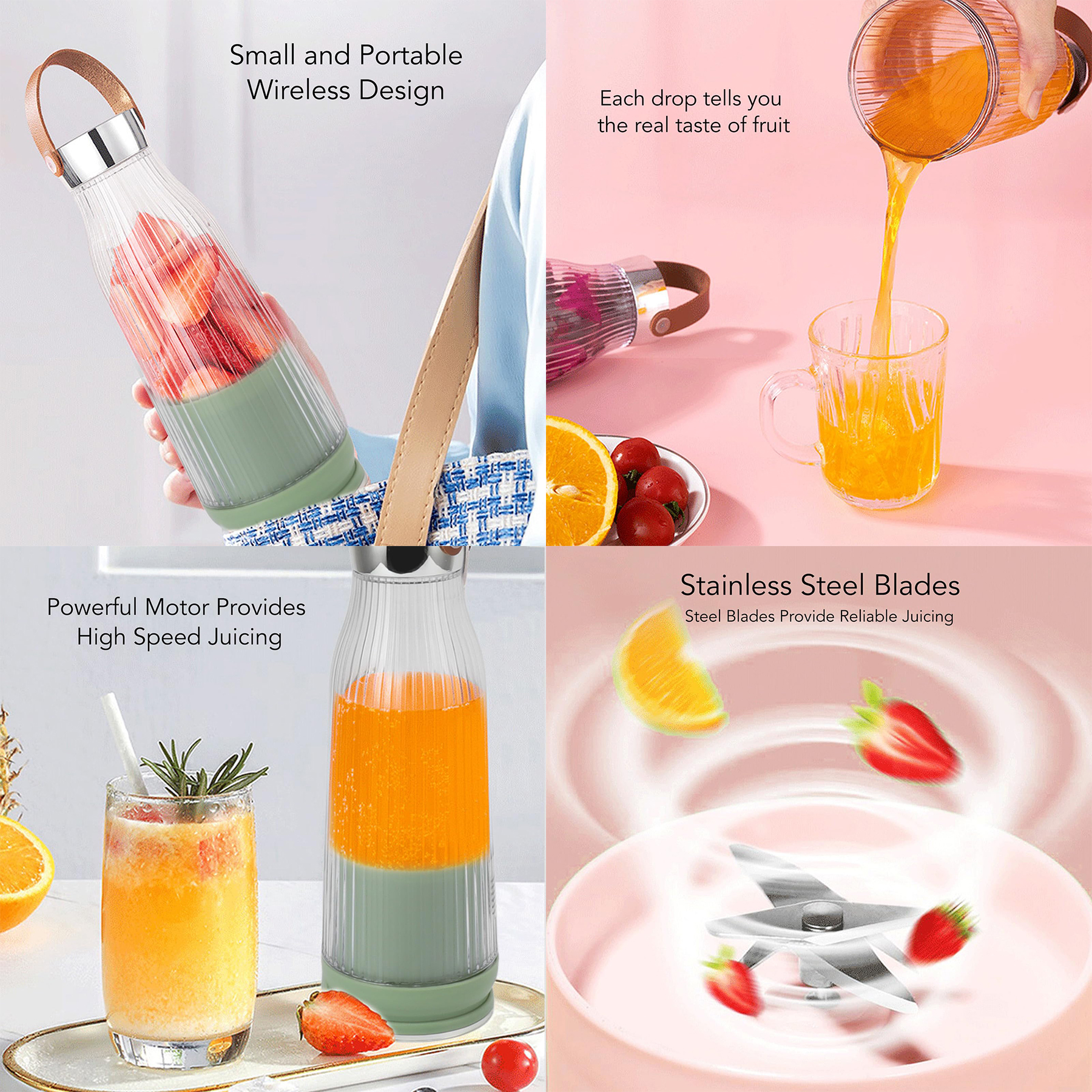 Mini Fruit Juice Mixer Portable Blender 2