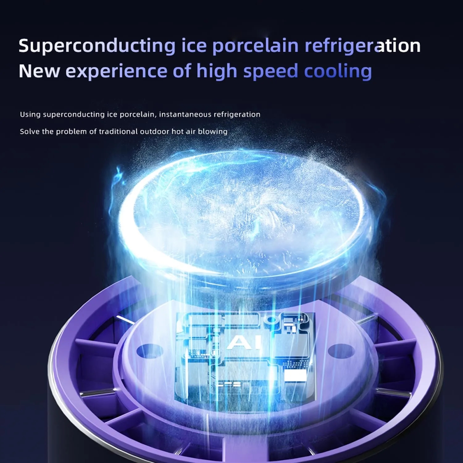 High-Speed Handheld USB Mini Turbine Electric Fan 2