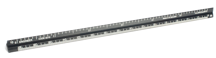 6" Engineer Pocket Scale 32