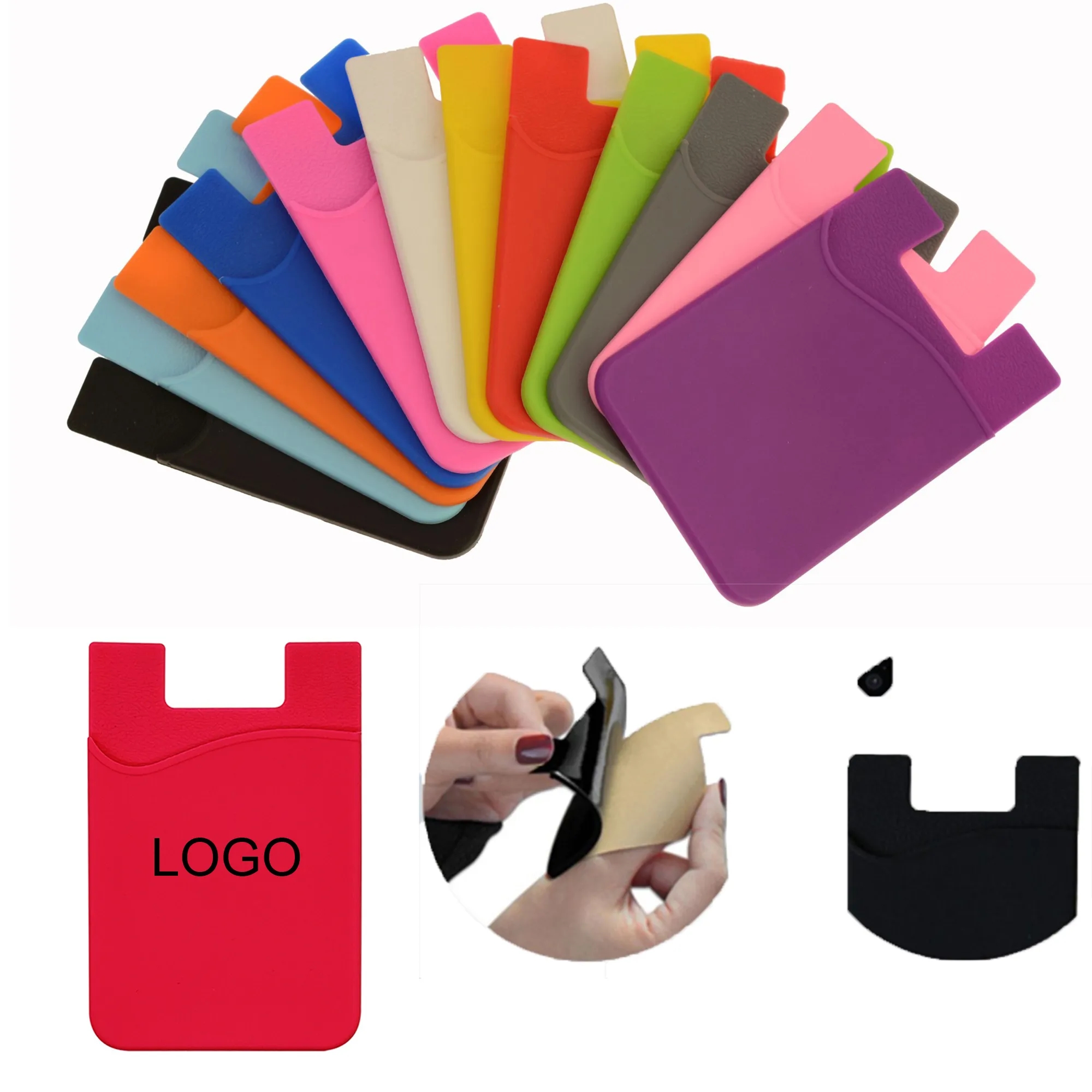 MOQ50 Silicone Card Cover