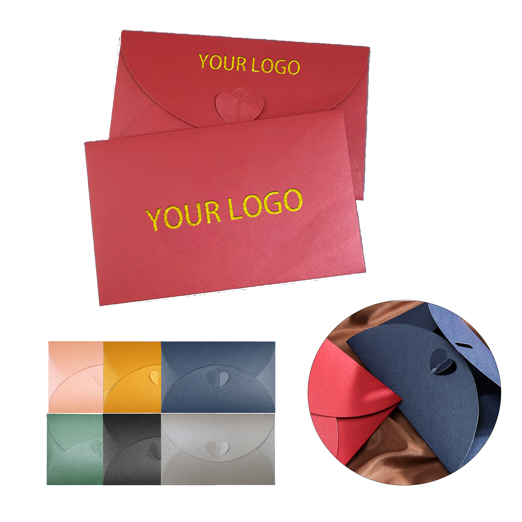 MOQ:50pcs Kraft Paper Envelopes 2