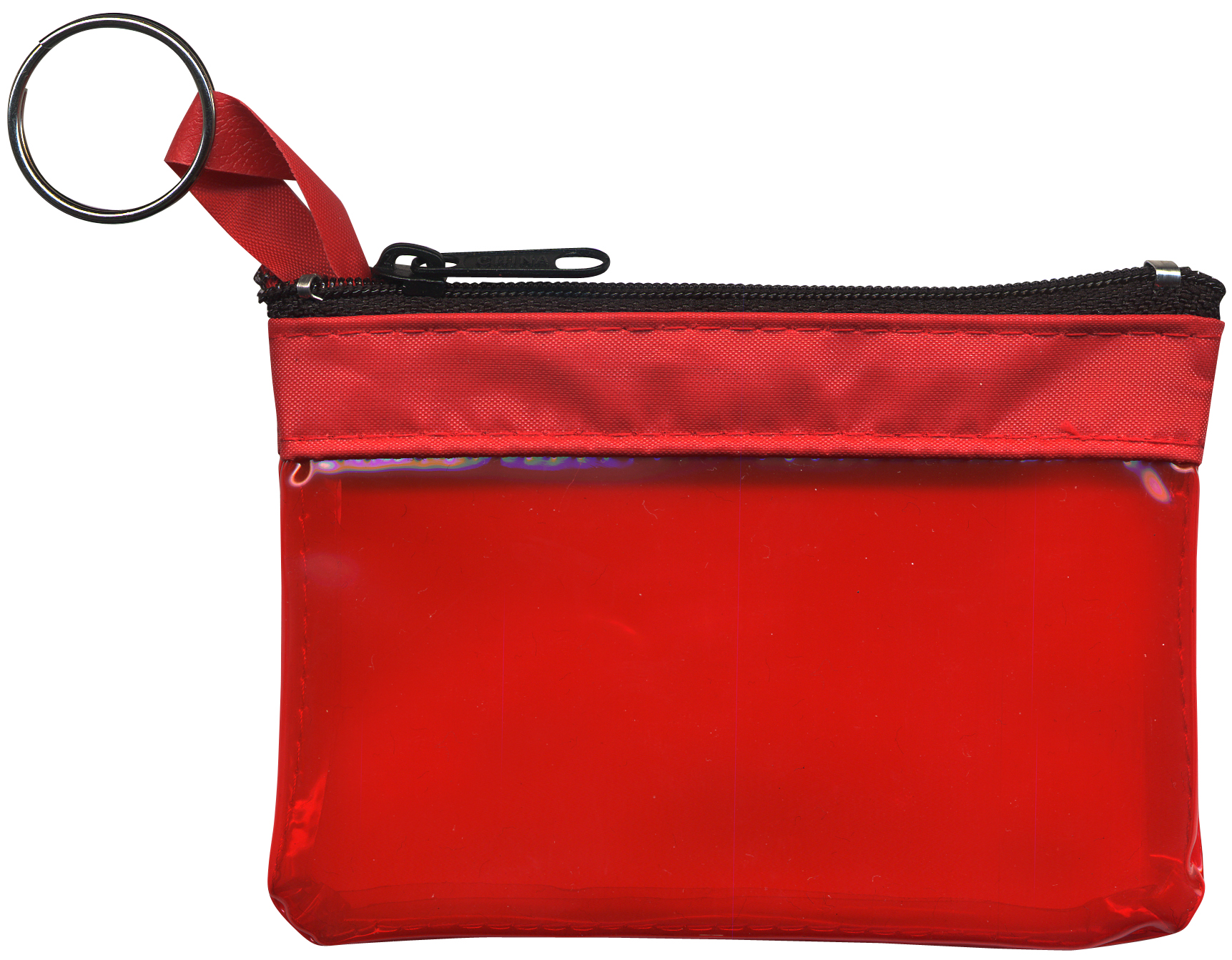 The Rainbow Translucent/ Crystal Clear Zip Pouches w/ Key Ring 3