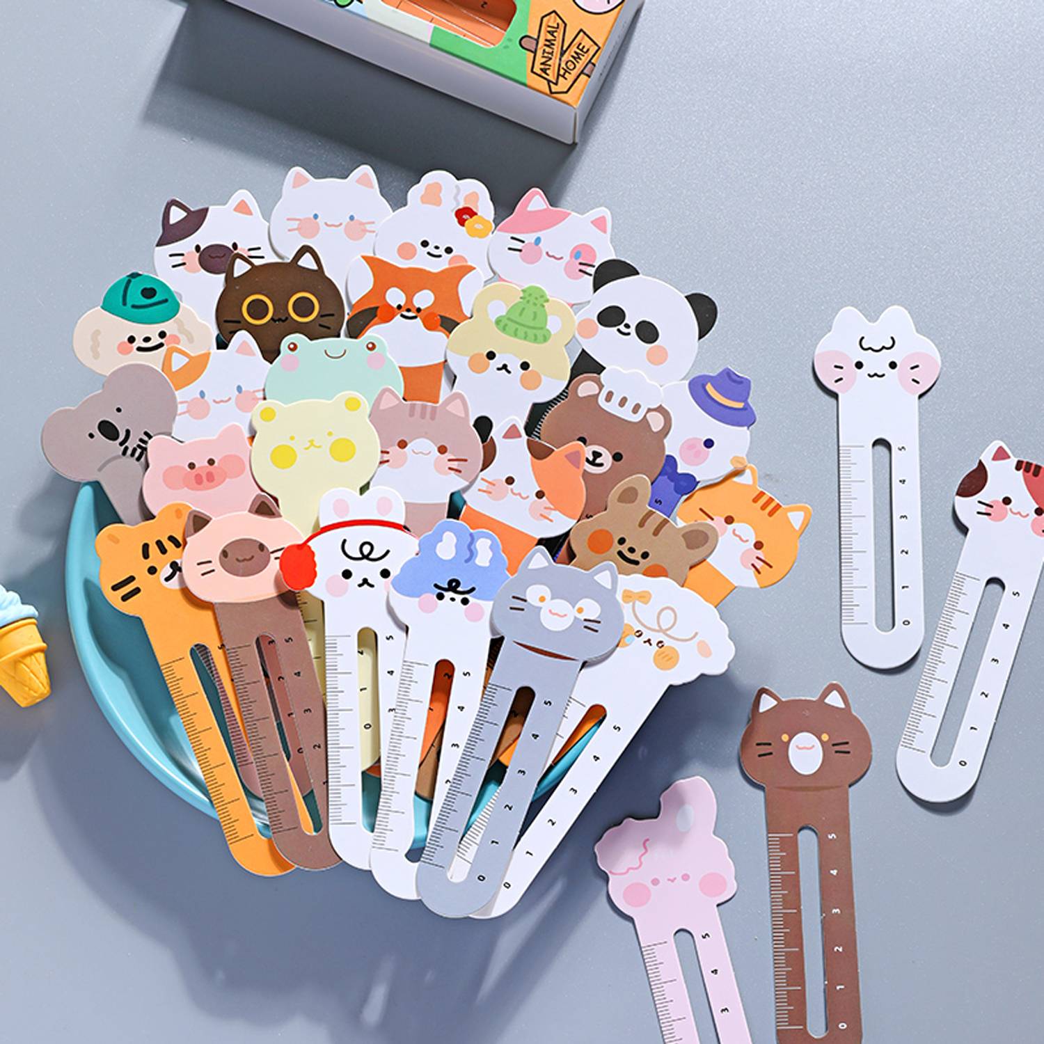 Cute Little Animal Children's Creative Cartoon Bookmark 3