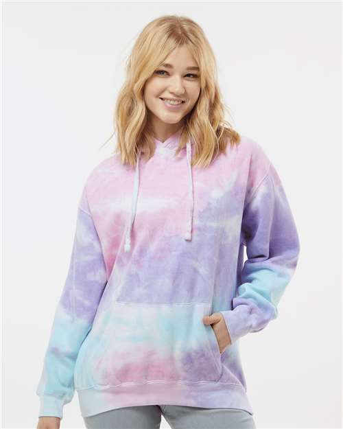 Unisex Tie-Dyed Hooded Sweatshirt - 8777 70
