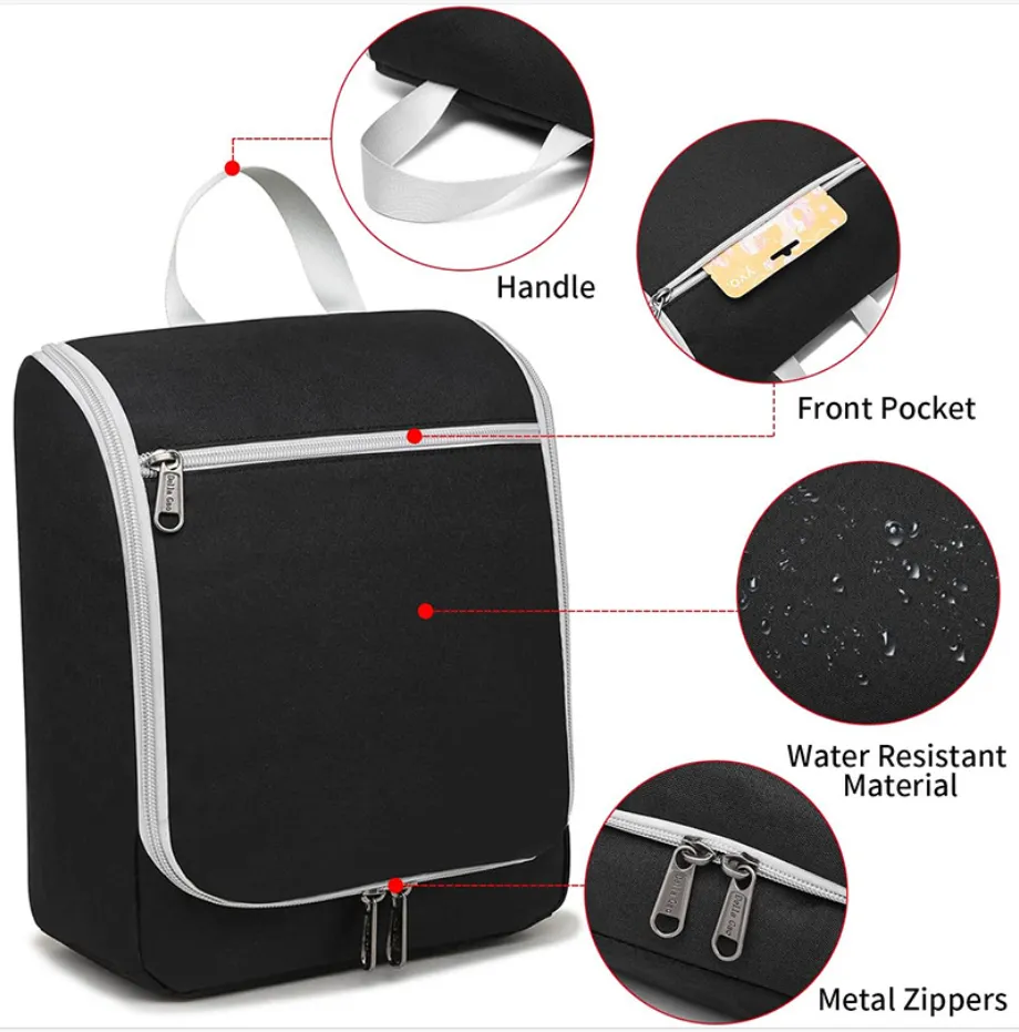 Portable Waterproof & Dry Compartment Cosmetic Bag 4
