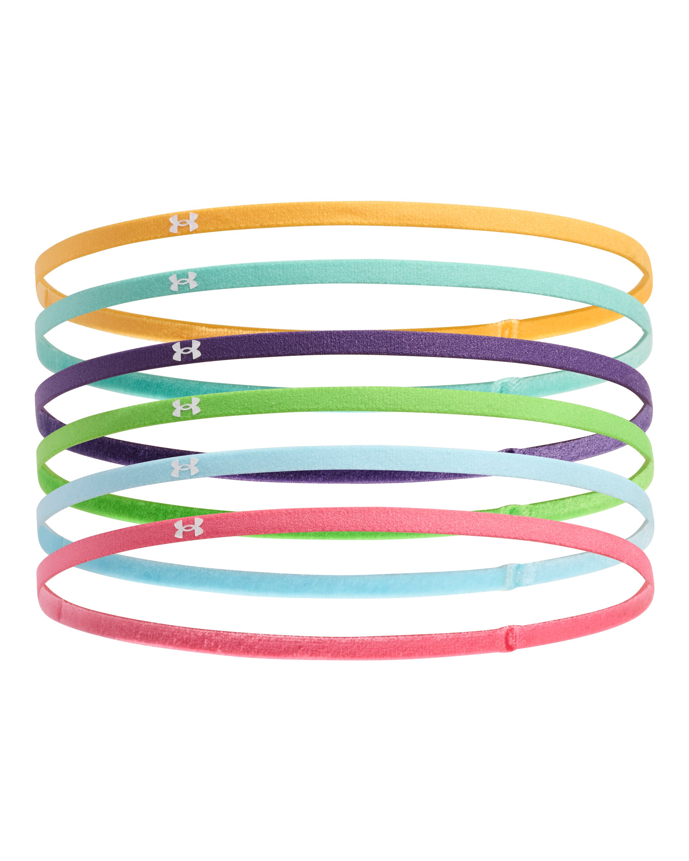 UA Mini Elastic Women's 6-Pack Headbands 10