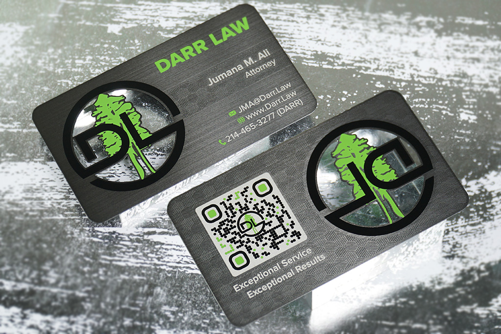 Gunmetal Business Cards 6