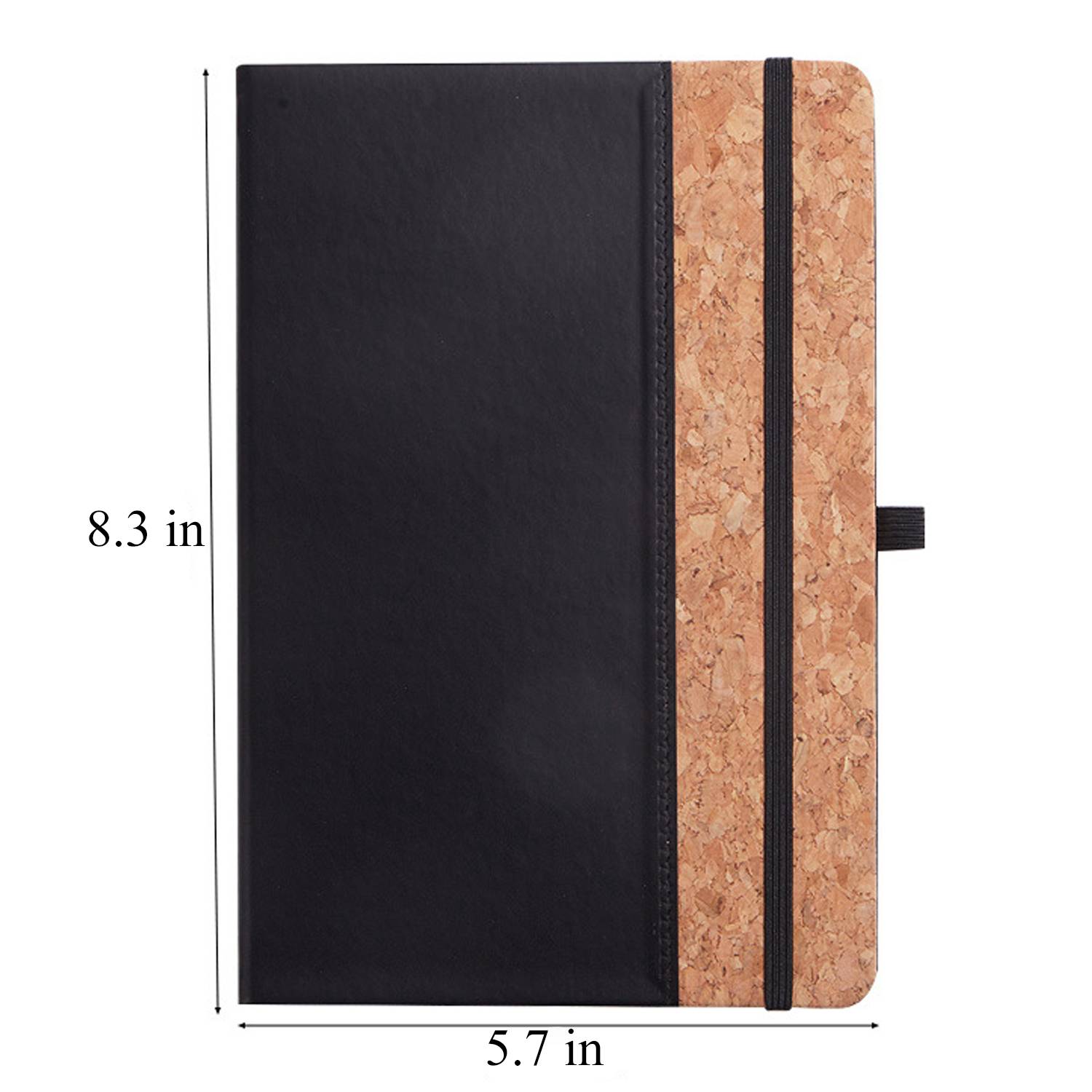 A5 PU Leather Cork Cover Notebook 2