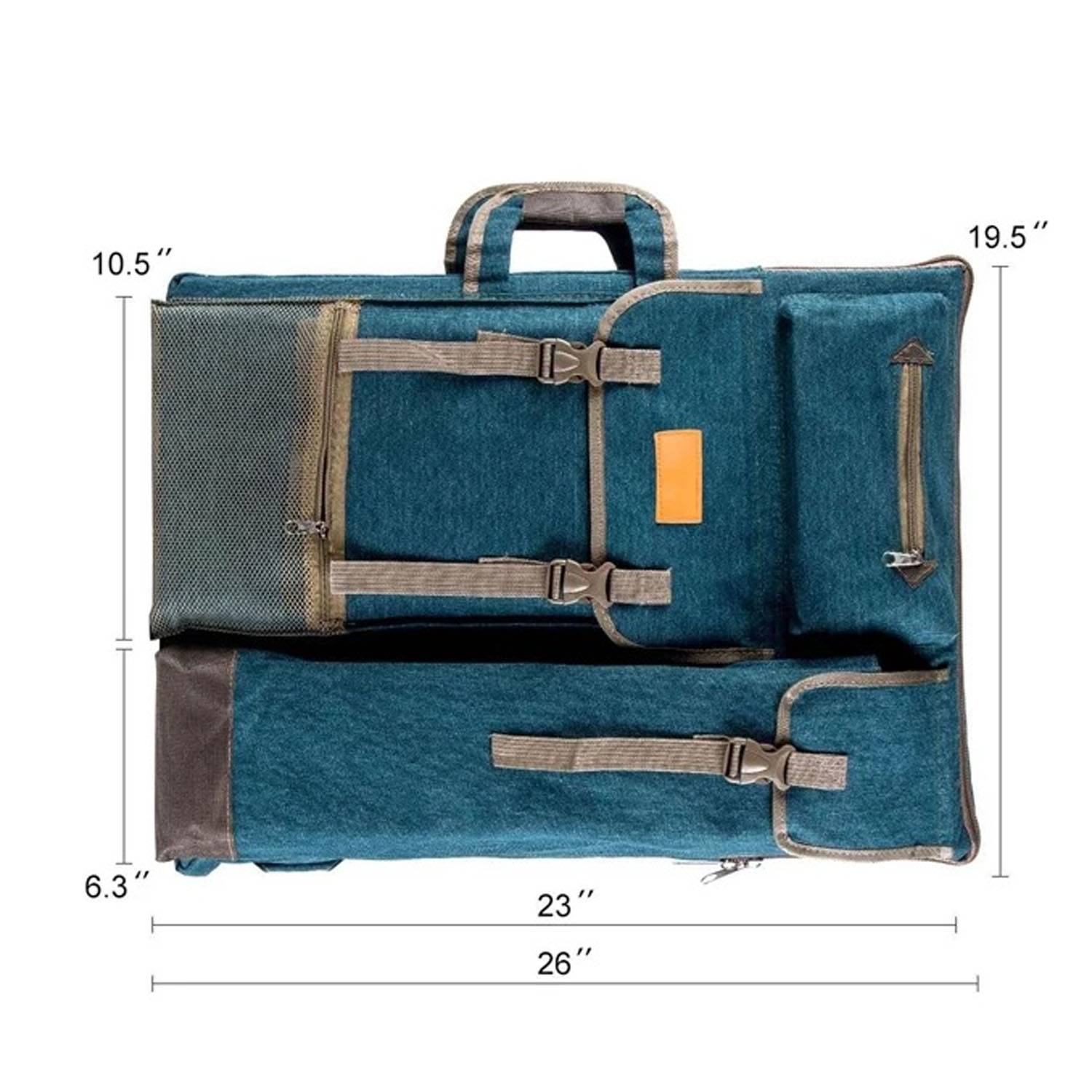 Art Portfolio Case Artist Backpack Canvas Bag 3