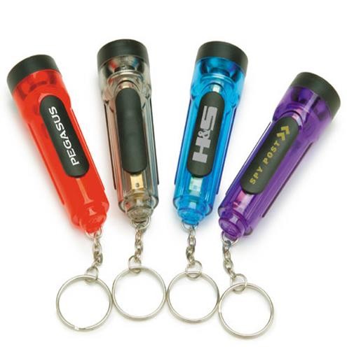 Plastic Flashlight Key Chain 2
