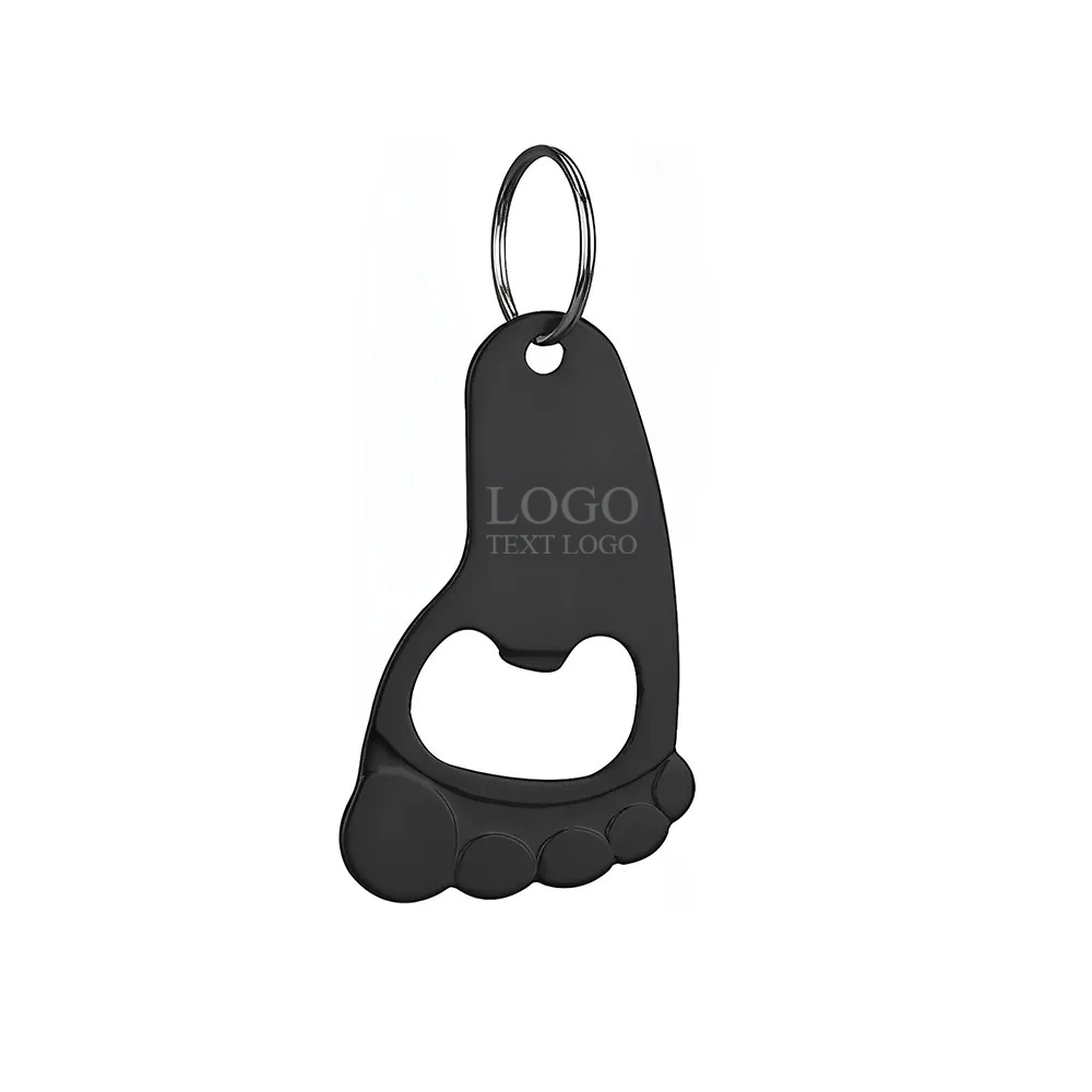 Foot Shaped Bottle Opener Keychain 7