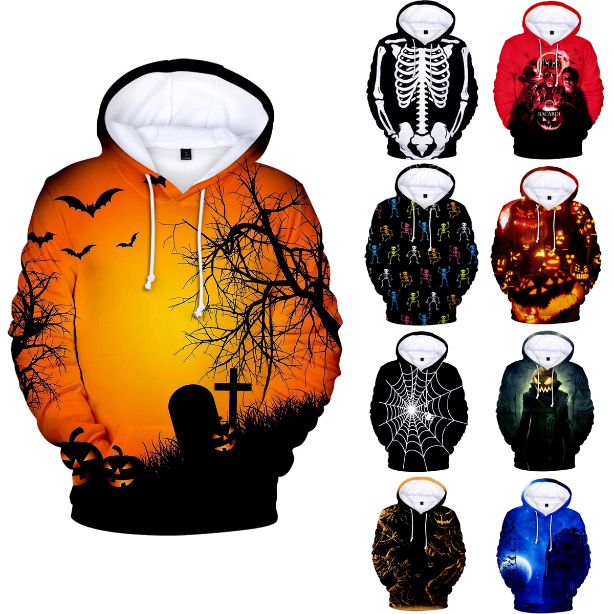 Customize 3D Printed Hoodie Sweatshirt, custom hoodie or sweatshirt with logo imprint 5
