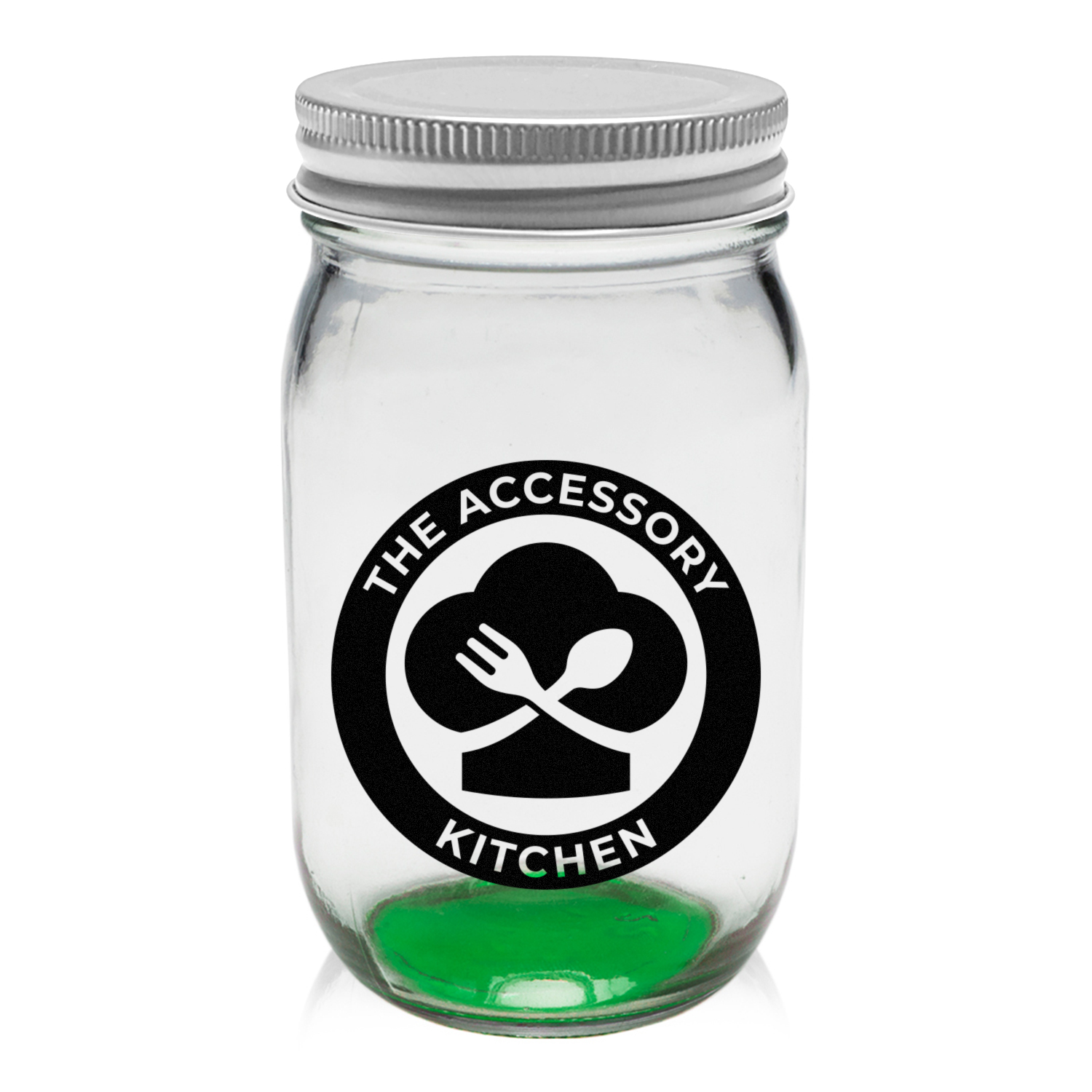 16 oz. Mason Jar Storage Container (1 Color Imprint) 2
