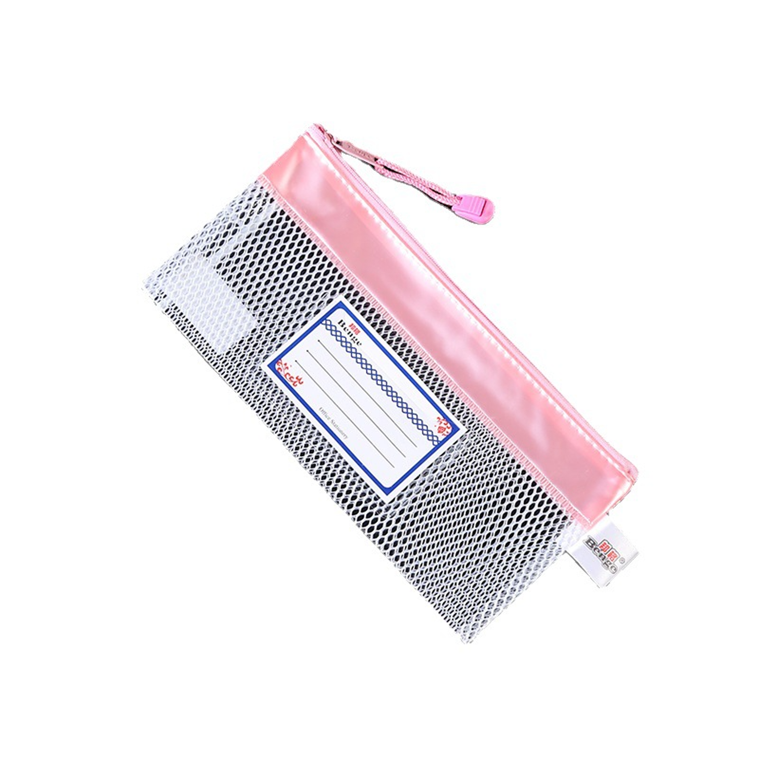 Transparent Mesh PVC Zippered Bag Semi-transparent Document 3