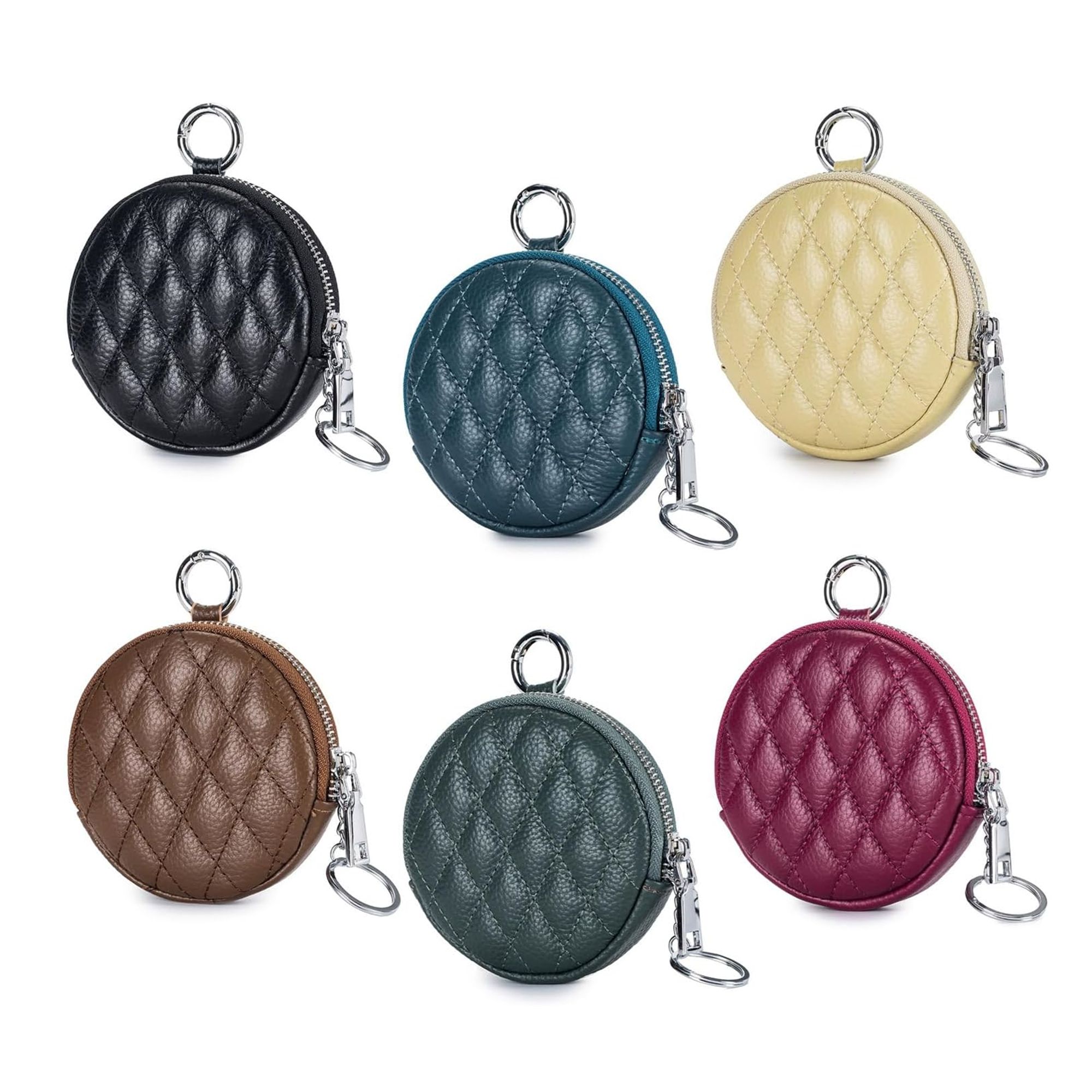 Round Coin Purse With Keychain 4