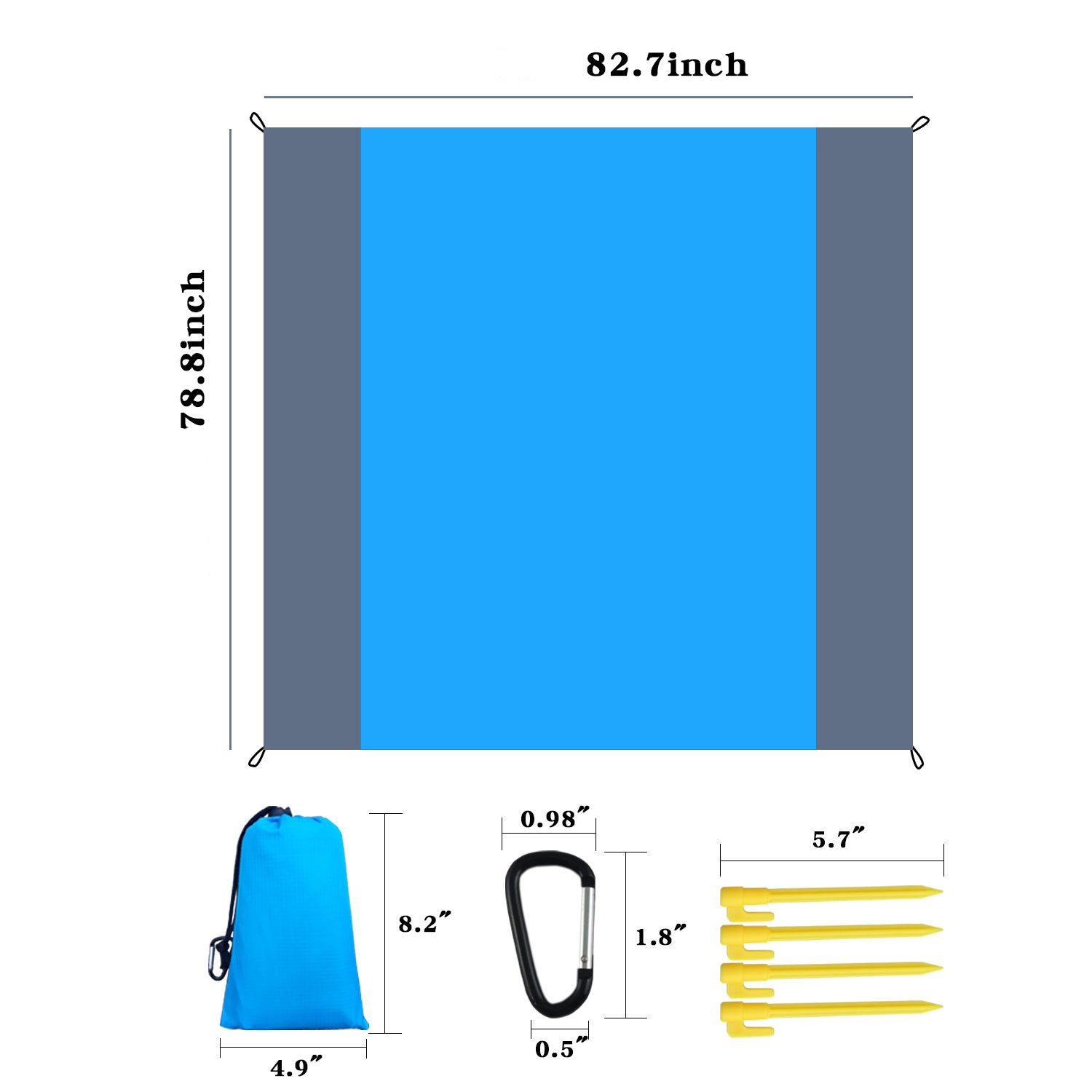 Extra Large Sandproof Beach Blanket 2