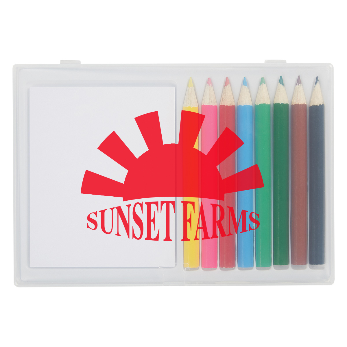 8-Piece Colored Pencil Art Set In Case 7