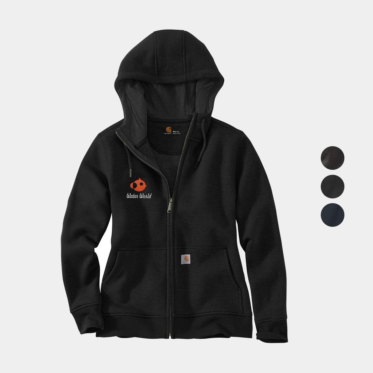 Carhartt® Women's Clarksburg Full-Zip Hoodie, custom hoodie or sweatshirt with logo imprint 4