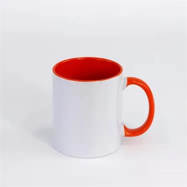 11oz Mug Creamic C handle/Coloured Interi 9