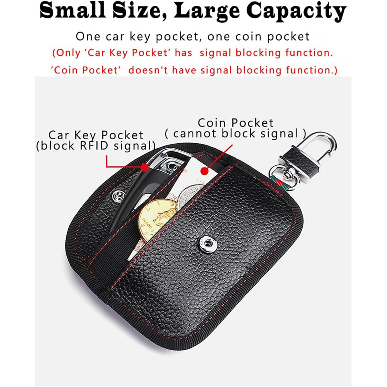 RFID Leather Car Key Holder 2