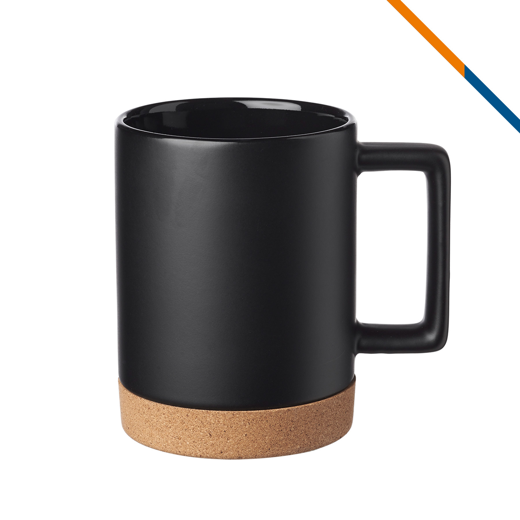 Dumas Cork Base Ceramic Mug - 15 OZ. 3