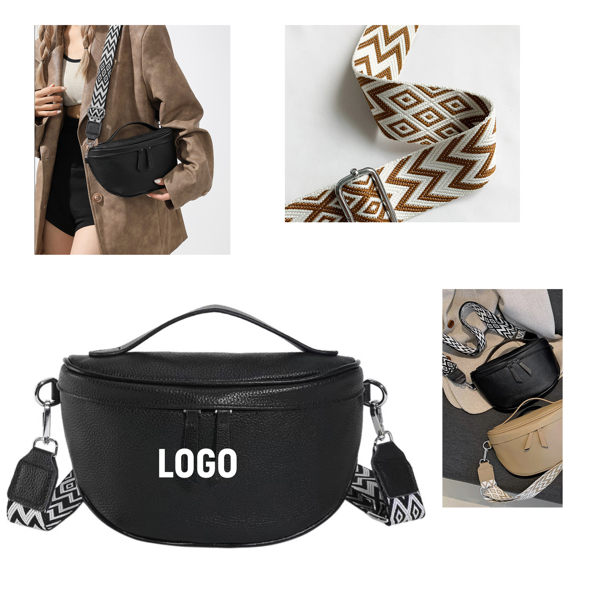 Fashion Leather Belt Bag 7