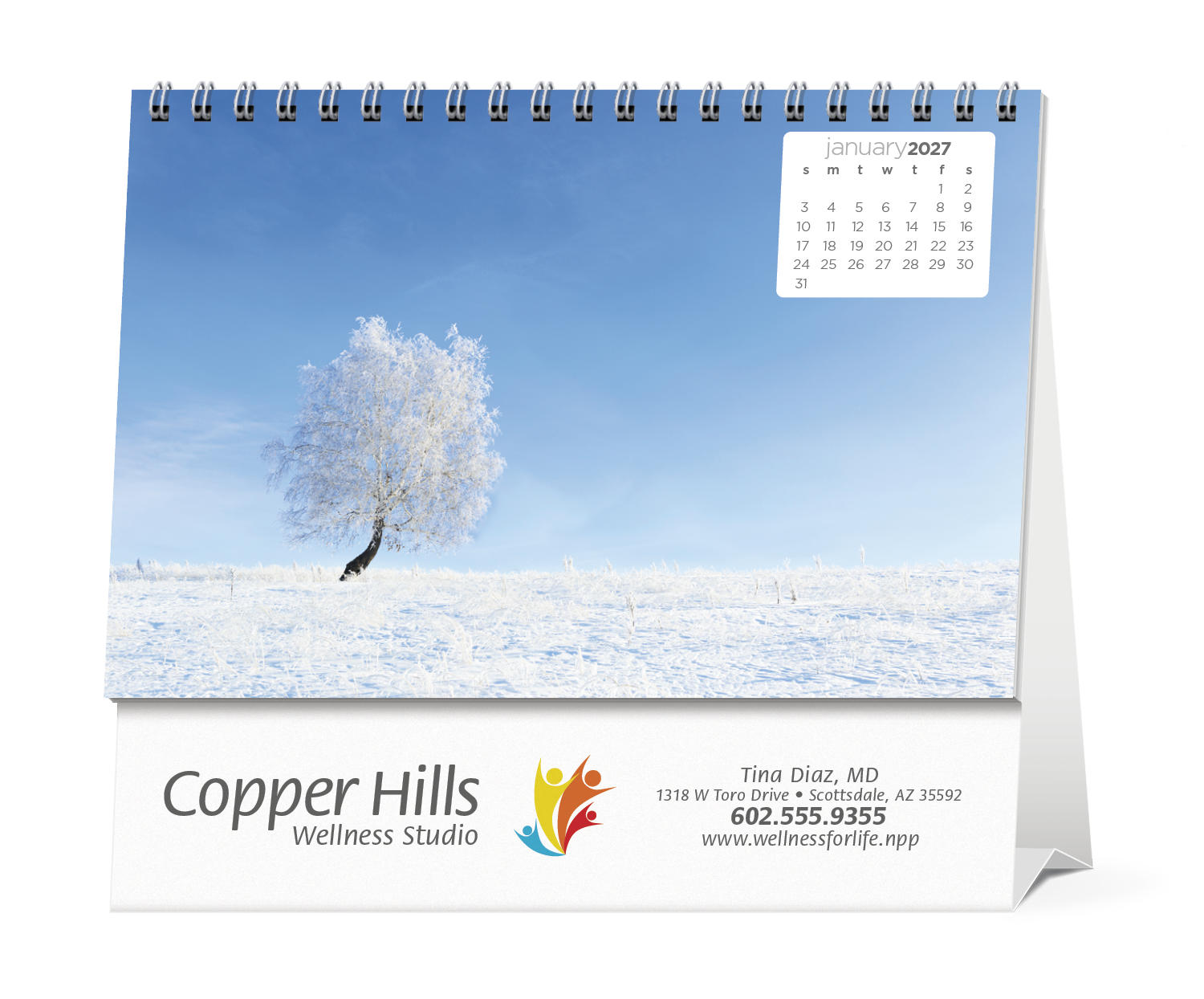 Triumph® Calendars Simplicity Large Desk Calendar 36