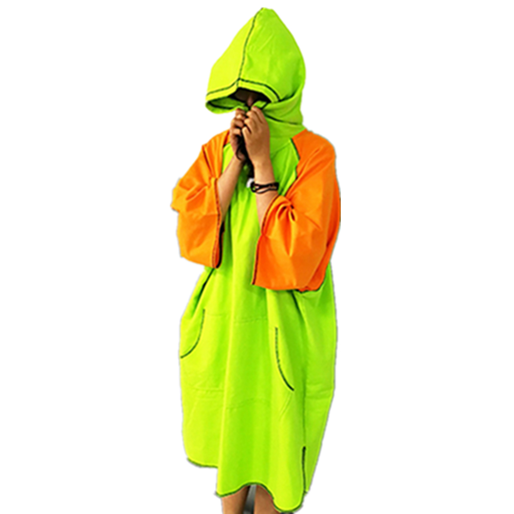 Beach Hooded Towel Changing Bath Robe 3