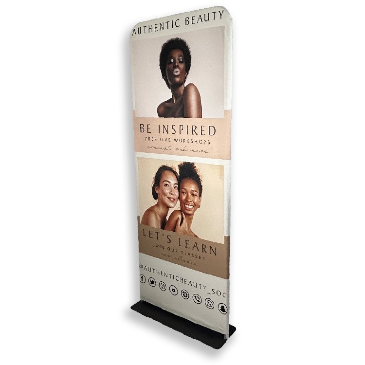 32 in. x 80 in. Tension/Tube Banner with Stand (Dye Sub) 2