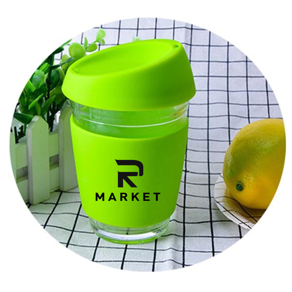 Glass Reusable Coffee Cup 2