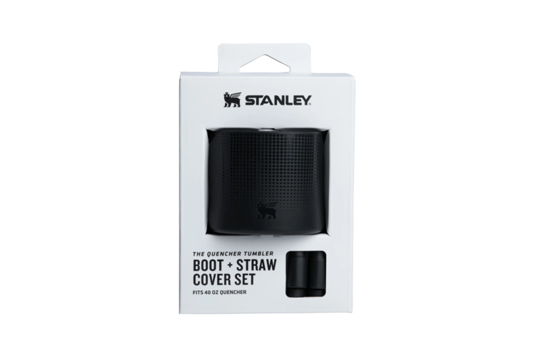 Stanley Quencher 40oz Boot and Straw Cover Set - Black 2